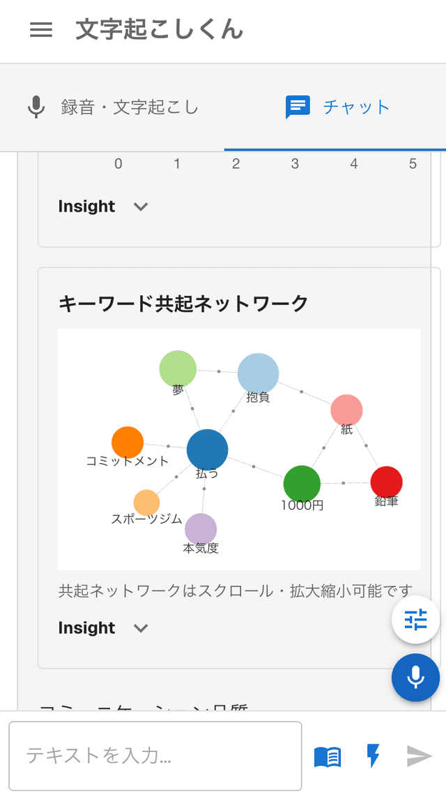 スマホで使えるリアルタイム文字起こしアプリ「文字起こしくん」の画面 6